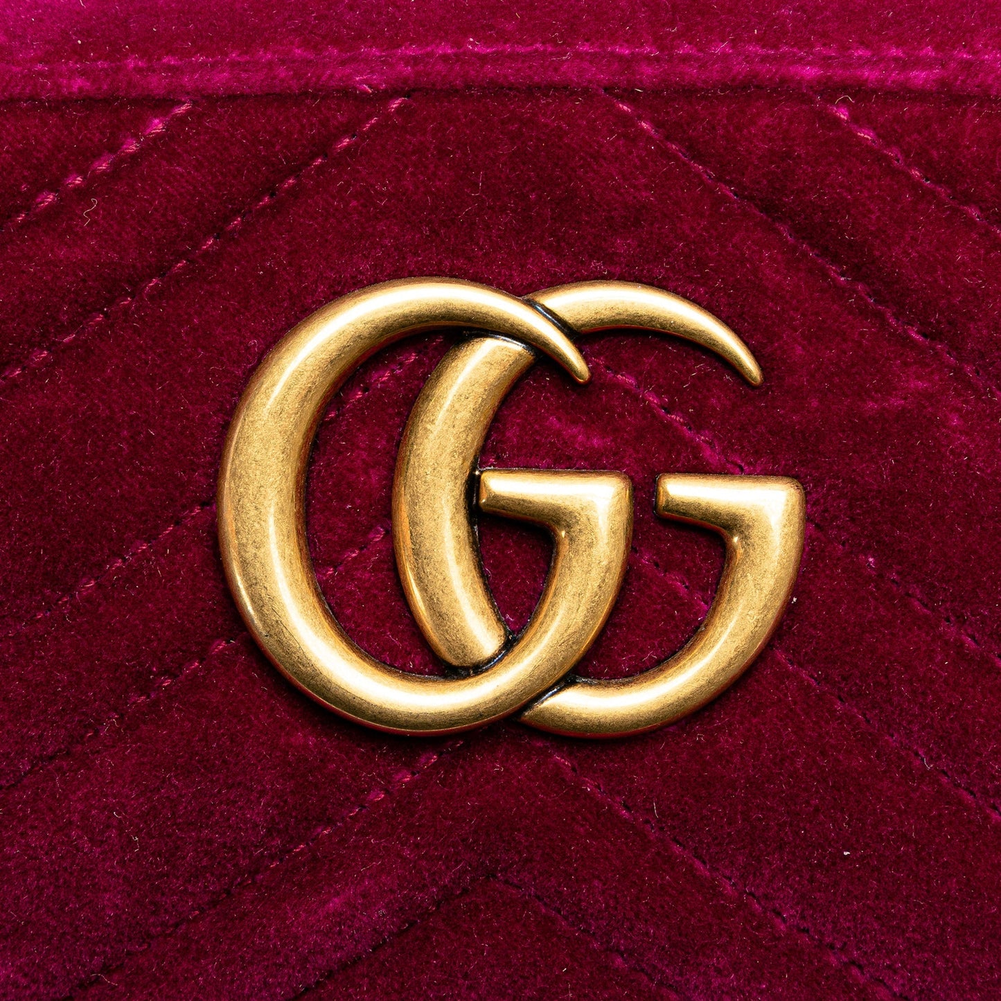 Gucci Small GG Marmont Matelasse Crossbody Purple