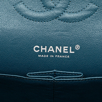 Chanel Medium Classic Caviar Double Flap Blue