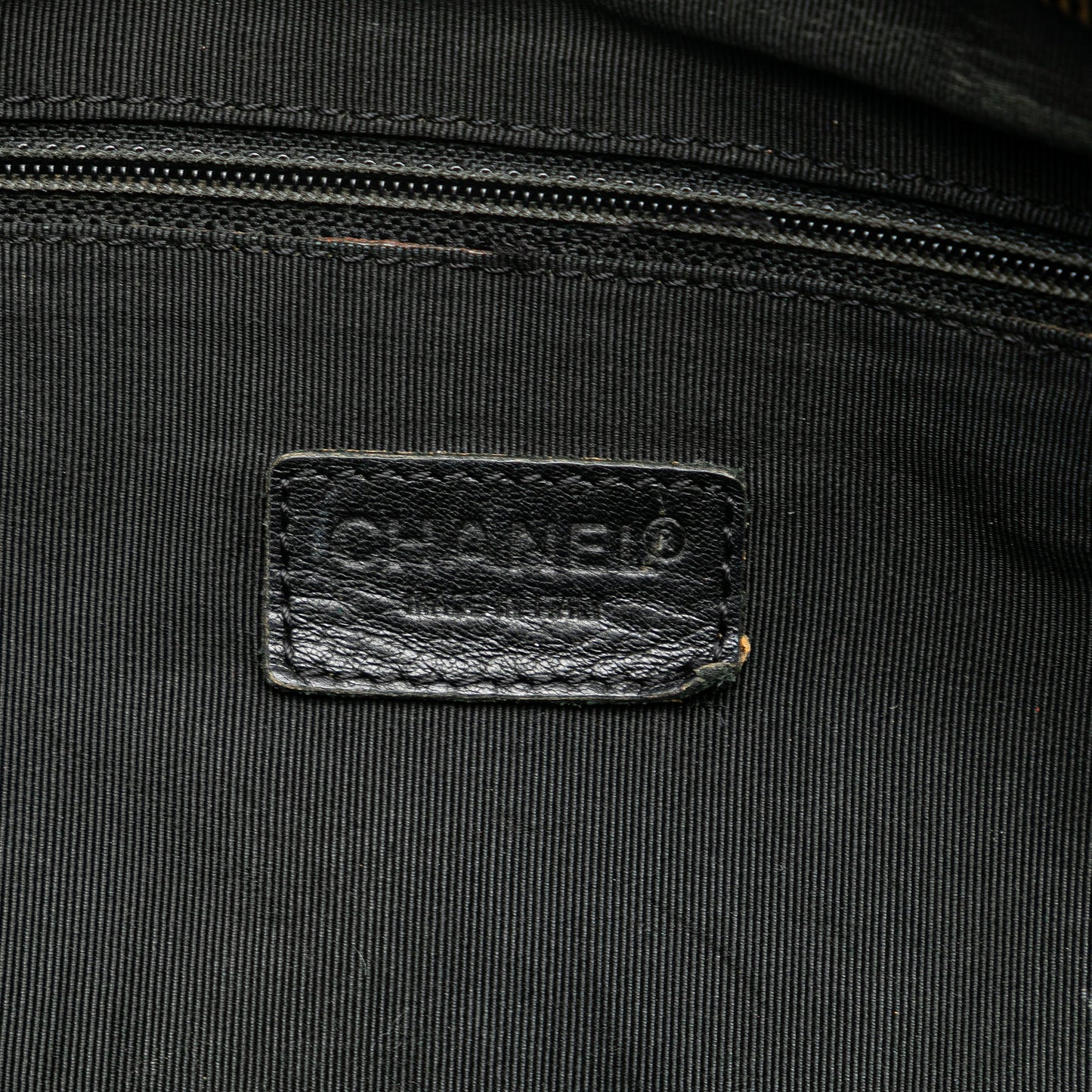 Chanel CC Wild Stitch Lambskin Handbag Black