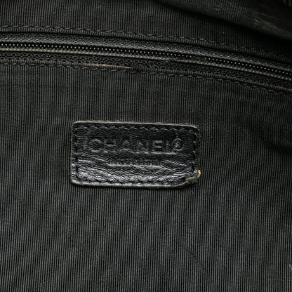 Chanel CC Wild Stitch Lambskin Handbag Black