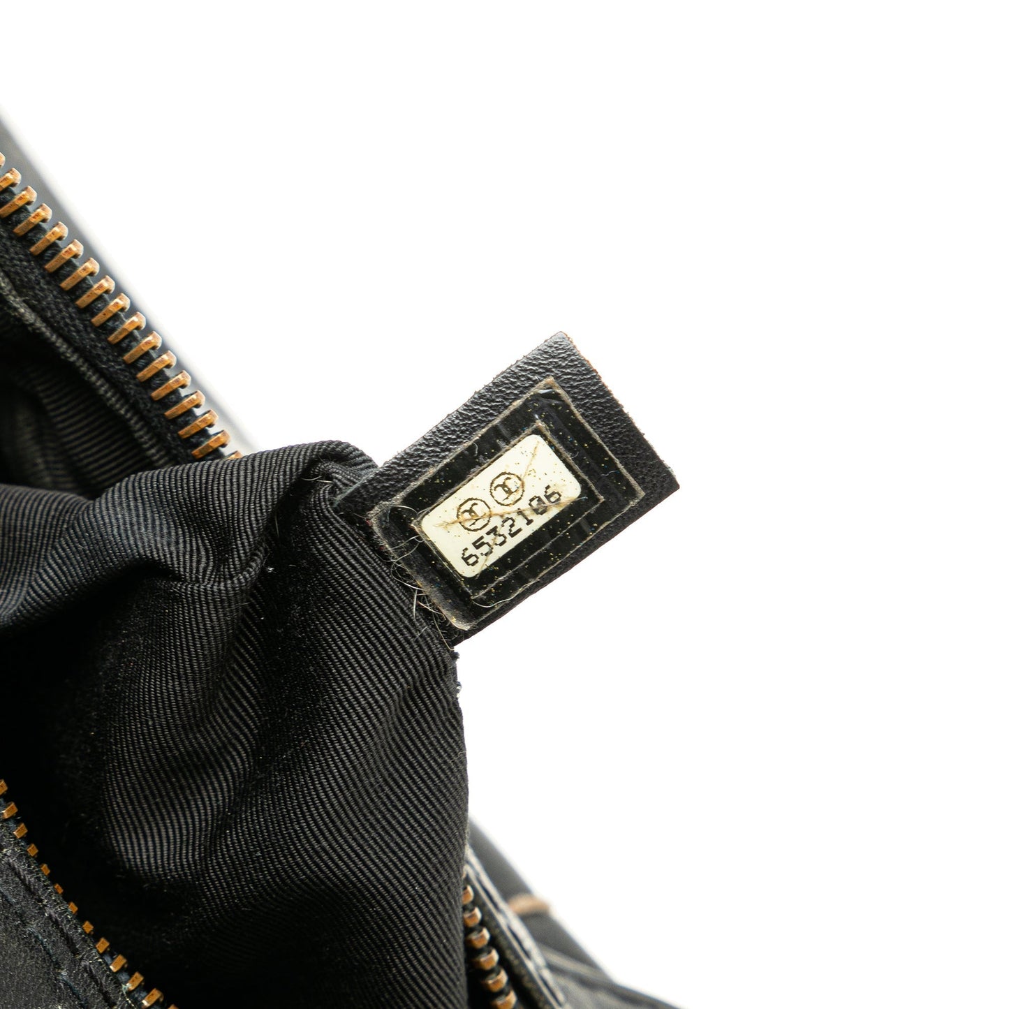 Chanel CC Wild Stitch Lambskin Handbag Black