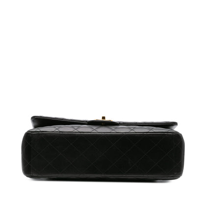 Chanel Maxi Classic Lambskin Double Flap Black