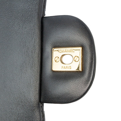 Chanel Maxi Classic Lambskin Double Flap Black