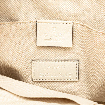Gucci GG Ribbon Herbarium Satchel Pink