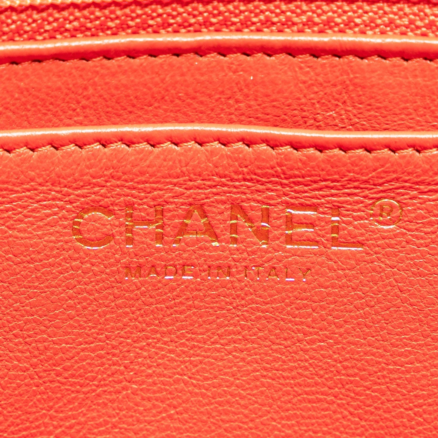 Chanel Jumbo Classic Lambskin Single Flap Orange