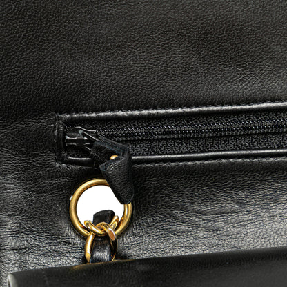 Chanel Small Classic Lambskin Double Flap Black