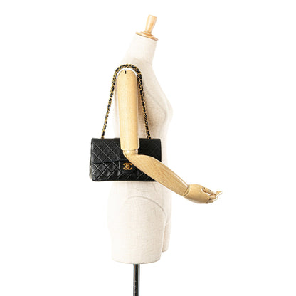 Chanel Small Classic Lambskin Double Flap Black