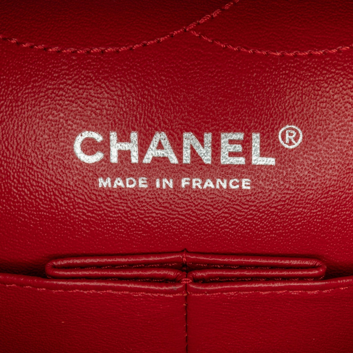 Chanel Medium Suede Re-issue 2.55 Double Flap Red