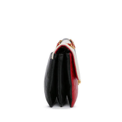 Chanel Pagoda Colorblocking Shoulder Bag Multi