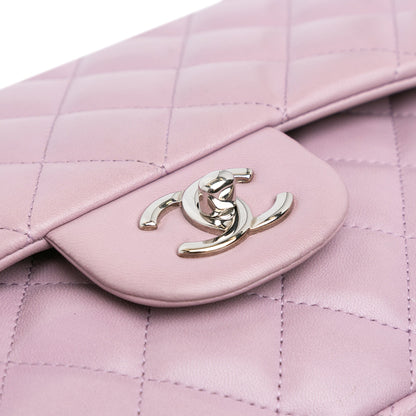 Chanel Jumbo Classic Lambskin Double Flap Purple