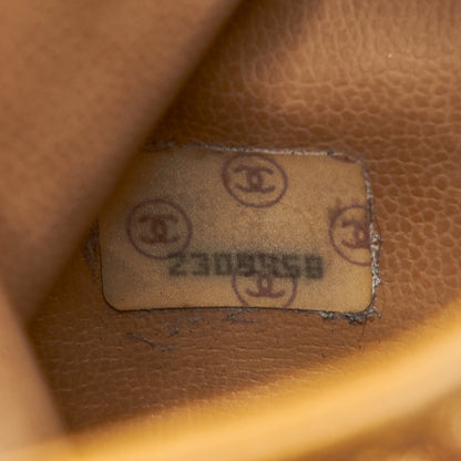 Chanel Brocade Bucket Bag Gold