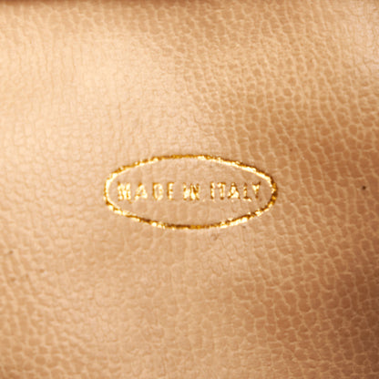 Chanel Brocade Bucket Bag Gold