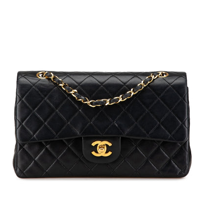 Chanel Medium Classic Lambskin Double Flap Black