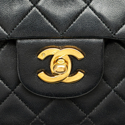 Chanel Medium Classic Lambskin Double Flap Black