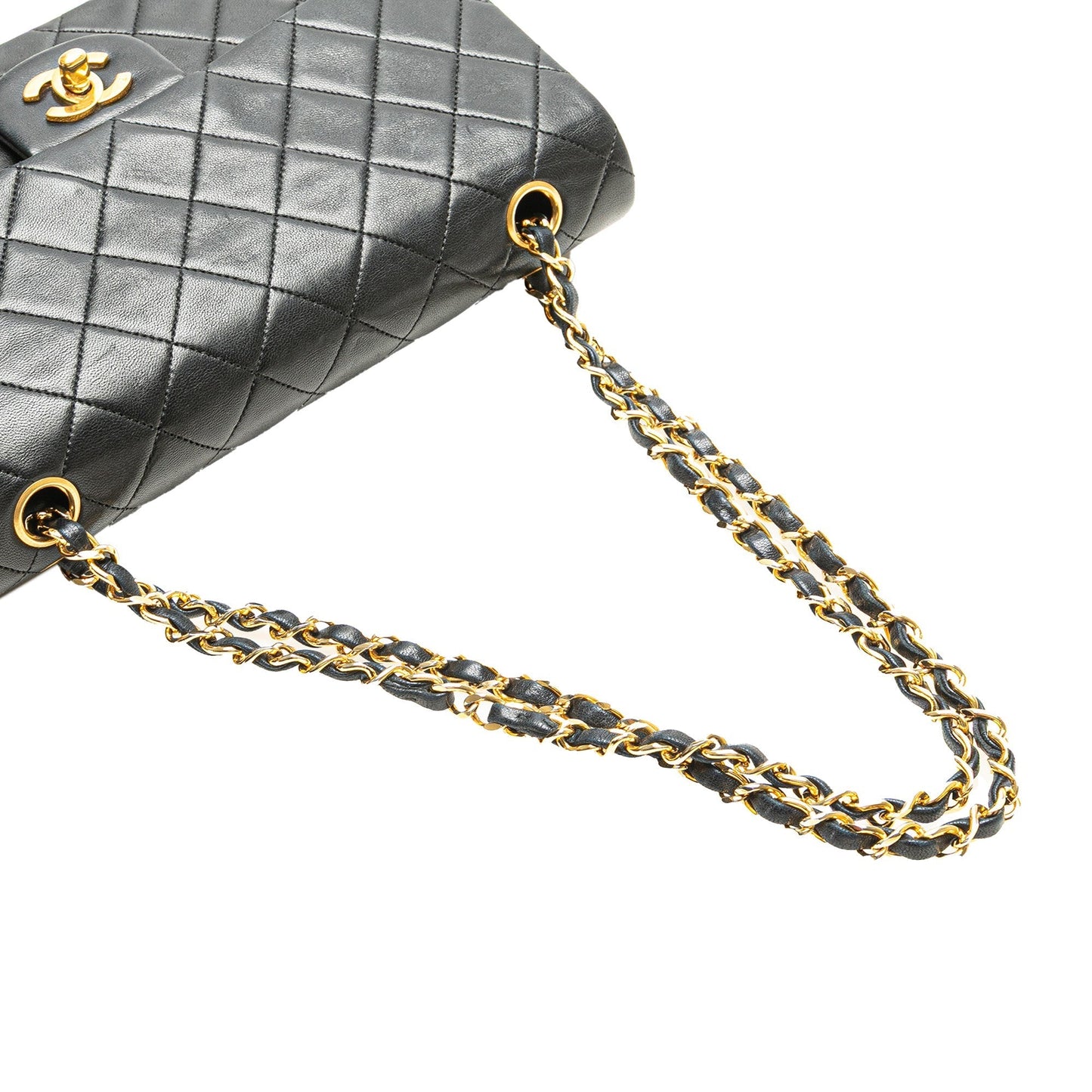 Chanel Medium Classic Lambskin Double Flap Black