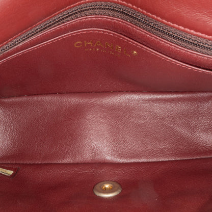 Chanel Mini Rectangular Classic Jersey Sailor Single Flap Blue