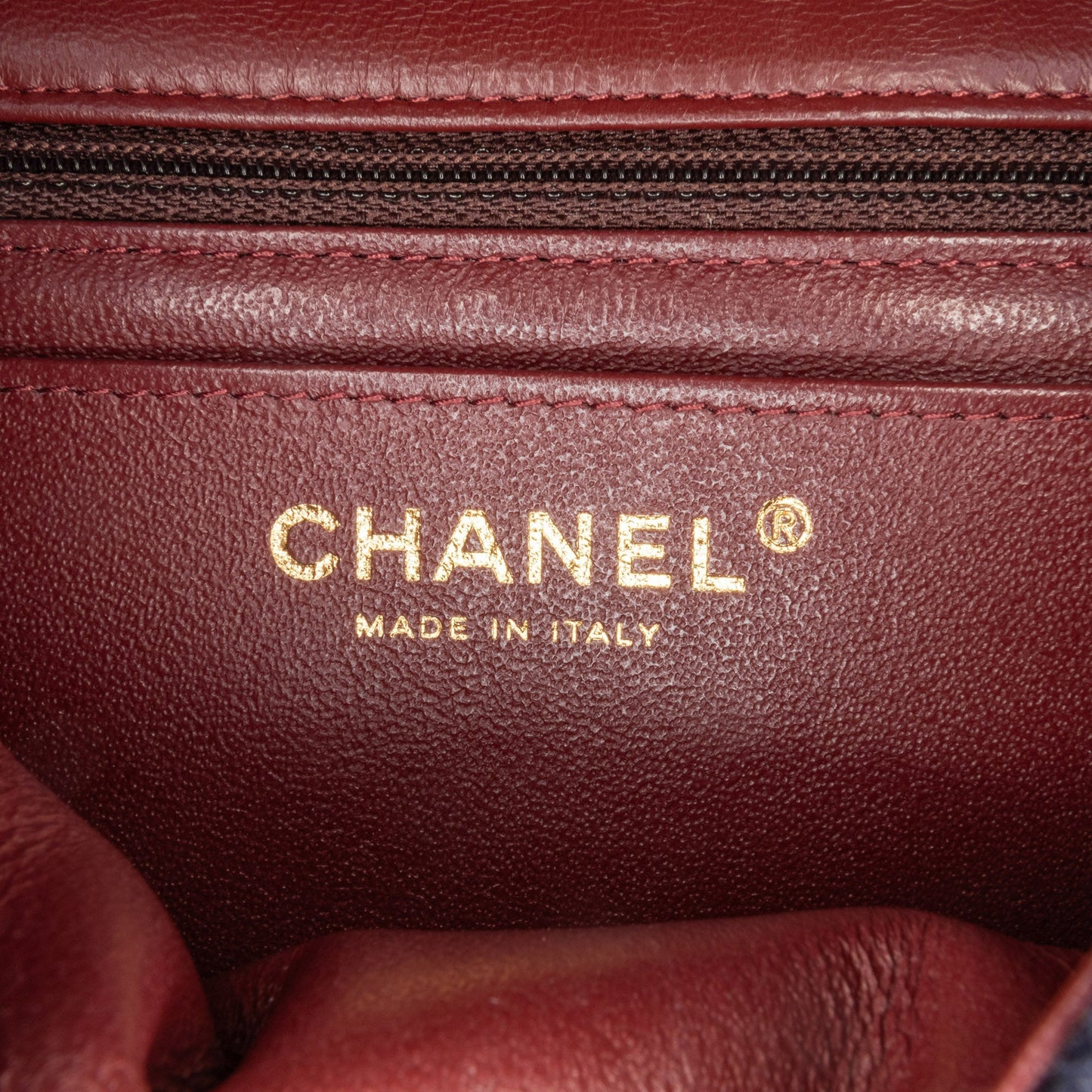 Chanel Mini Rectangular Classic Jersey Sailor Single Flap Blue