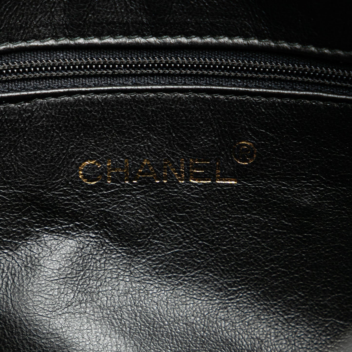 Chanel CC Quilted Lambskin Tassel Crossbody Black