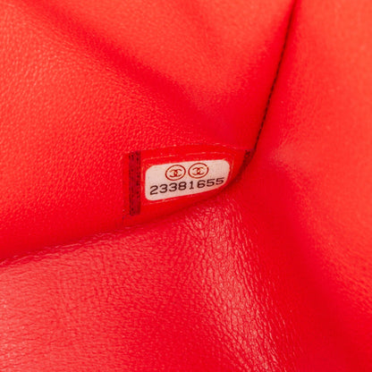 Chanel Mini Rectangular Classic Lambskin Single Flap Red