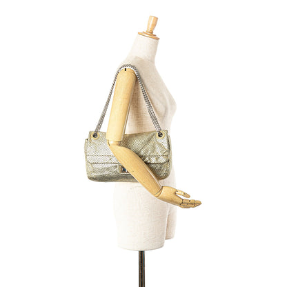 Chanel Medium Perforated Calfskin Reissue Drill Flap Gold