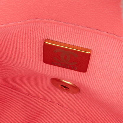 Chanel Mini Quilted Lambskin Funky Town Flap Pink