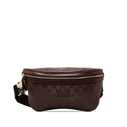 Gucci GG Imprime Belt Bag Red