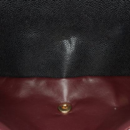 Chanel Jumbo Classic Caviar Double Flap Black