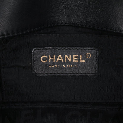 Chanel Extra Mini Camellia Choco Bar Lambskin Flap Black