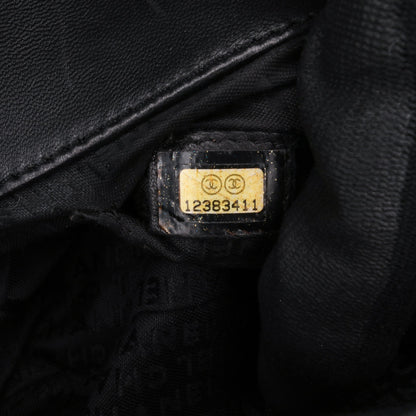 Chanel Extra Mini Camellia Choco Bar Lambskin Flap Black