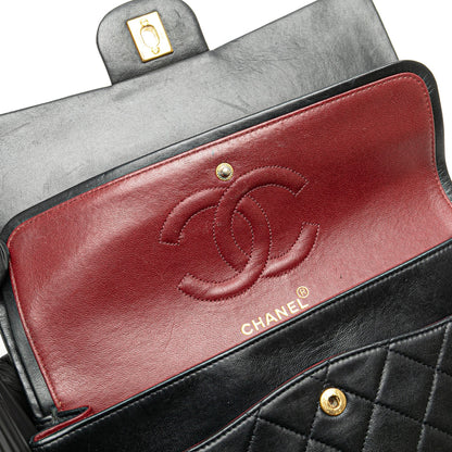 Chanel Medium Classic Lambskin Double Flap Black