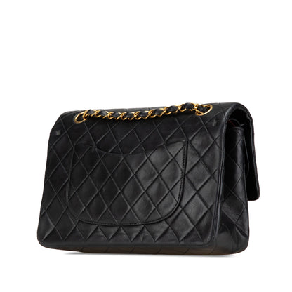 Chanel Medium Classic Lambskin Double Flap Black