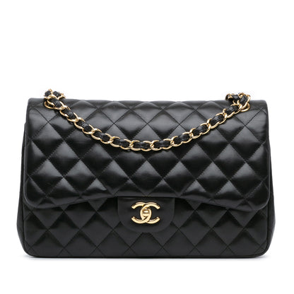Chanel Jumbo Classic Lambskin Double Flap Black