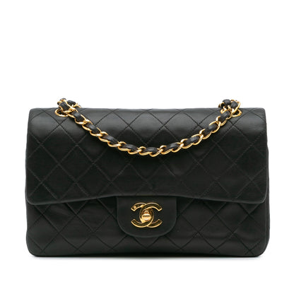 Chanel Small Classic Lambskin Double Flap Black