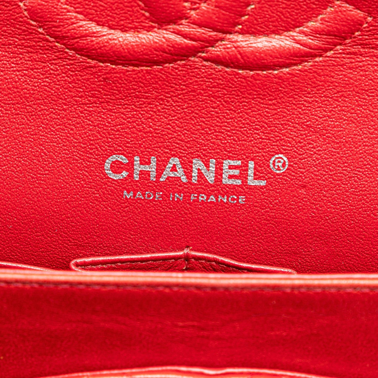 Chanel Medium Classic Lambskin Double Flap Red