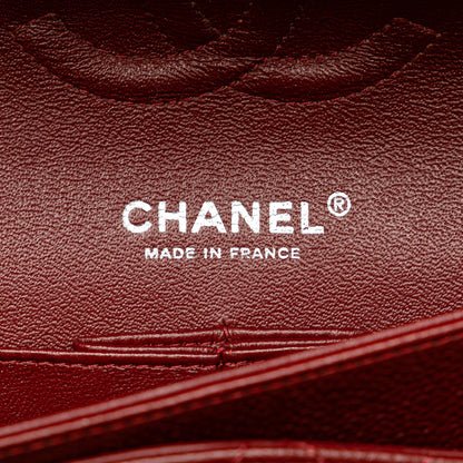 Chanel Medium Classic Caviar Double Flap Red
