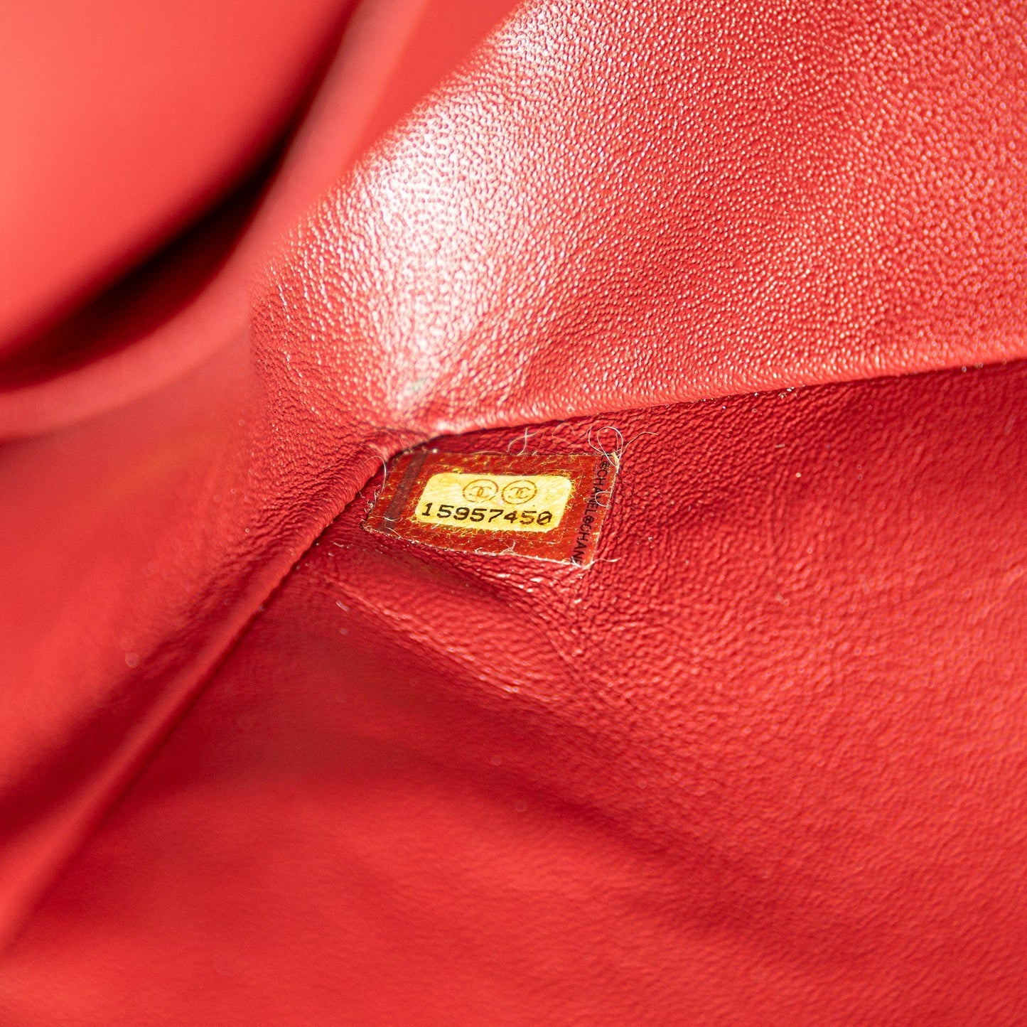 Chanel Medium Classic Caviar Double Flap Red