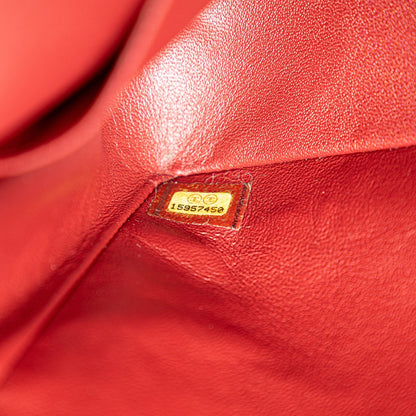 Chanel Medium Classic Caviar Double Flap Red