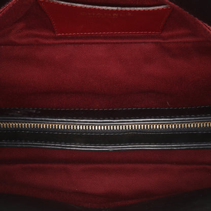 Chanel Medium Aged Calfskin Just Mademoiselle Bowling Bag Black