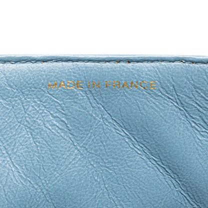 Chanel Denim Kelly Top Handle Bag Blue