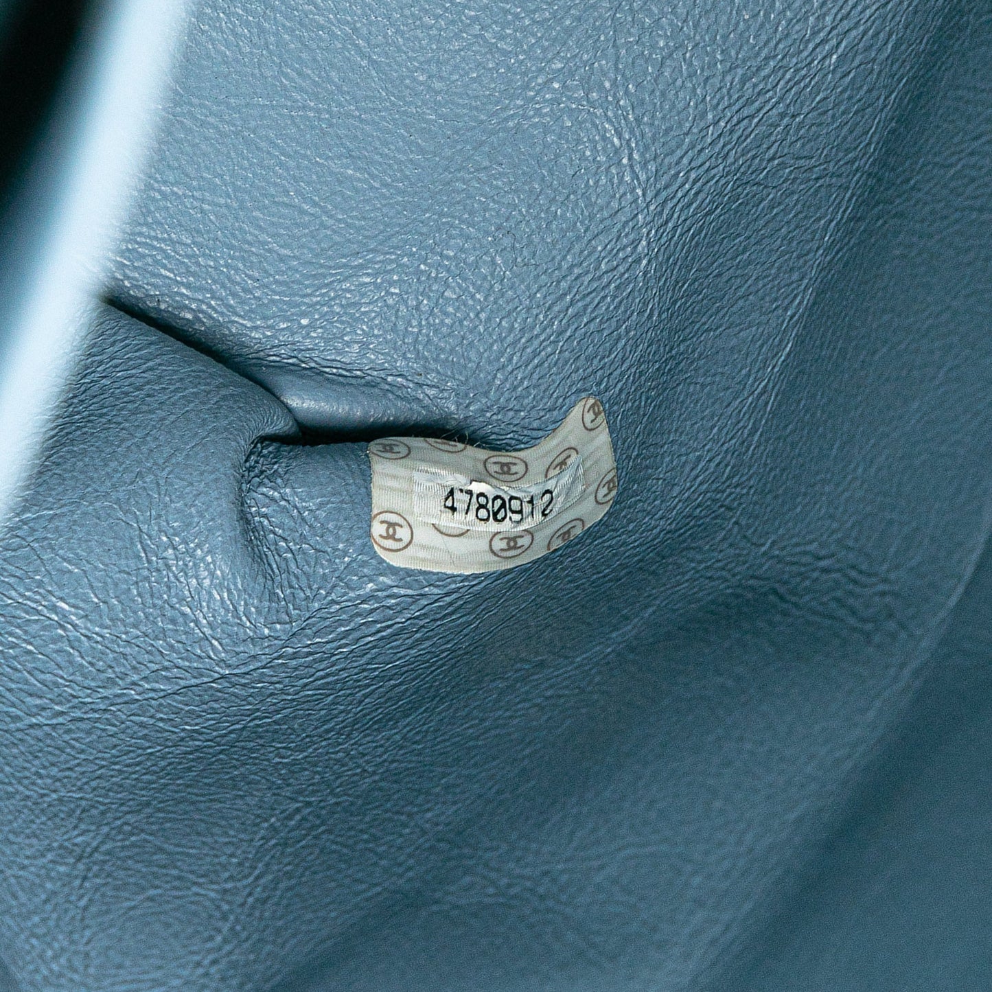 Chanel Denim Kelly Top Handle Bag Blue