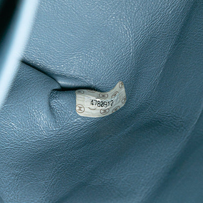 Chanel Denim Kelly Top Handle Bag Blue