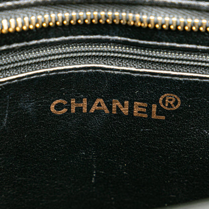 Chanel Caviar Medallion Tote Black
