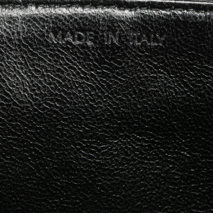 Chanel Choco Bar Suede Stitched Chain Flap Black