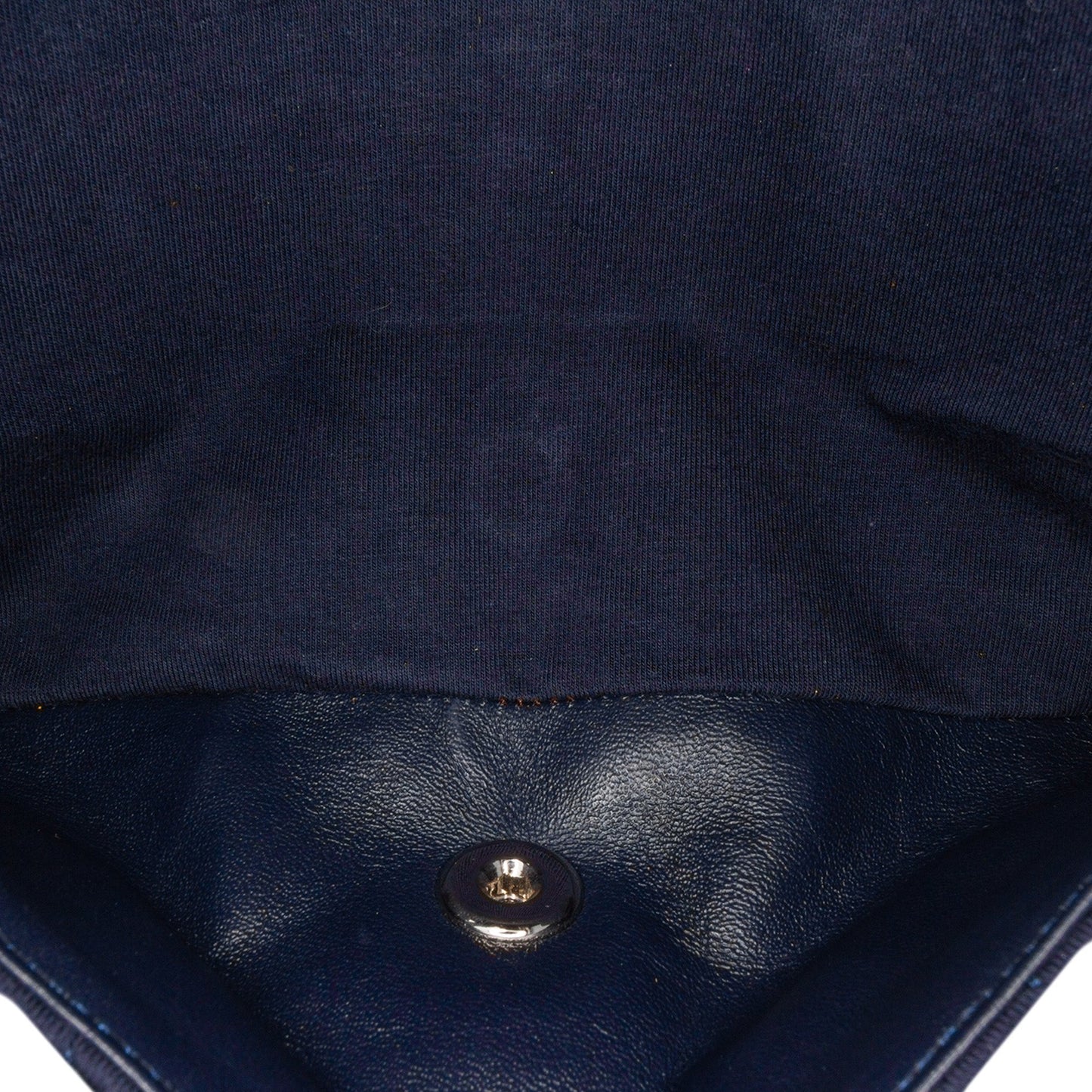 Chanel Medium Classic Jersey Double Flap Blue