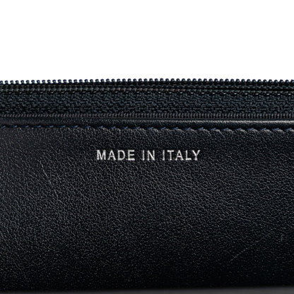 Chanel Quilted Aged Calfskin Gabrielle Wallet On Chain Black