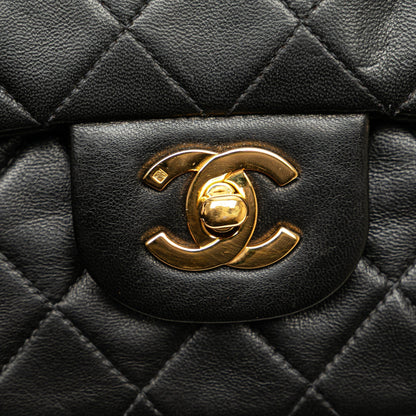 Chanel Medium Classic Lambskin Double Flap Black