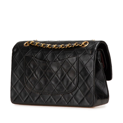 Chanel Medium Classic Lambskin Double Flap Black