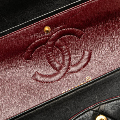 Chanel Medium Classic Lambskin Double Flap Black