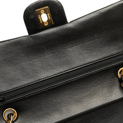 Chanel Medium Classic Lambskin Double Flap Black
