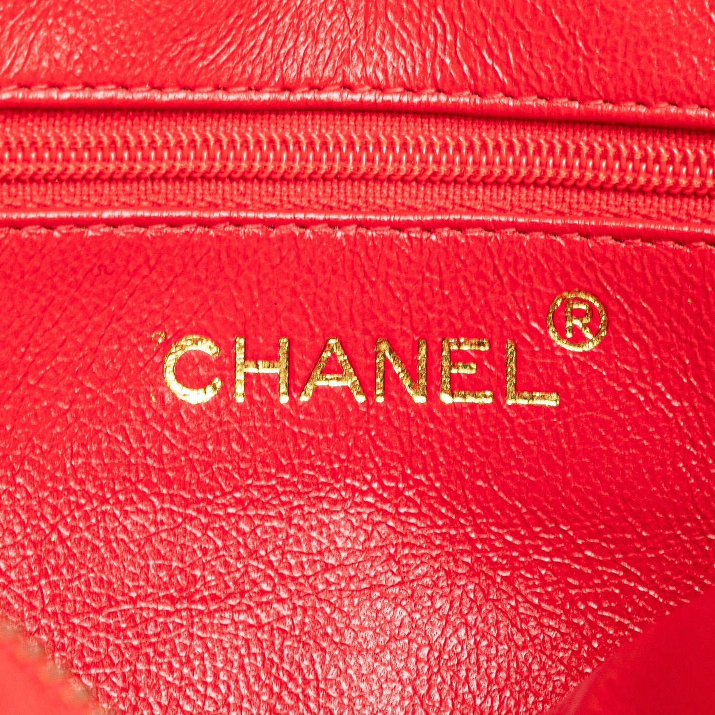 Chanel CC Quilted Lambskin Tassel Camera Bag Red